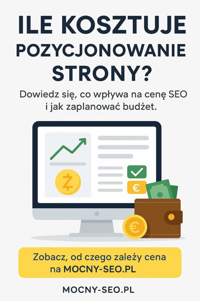 ile-kosztuje-pozycjonowanie-strony Infografika tłumacząca, ile kosztuje pozycjonowanie strony i od czego zależy cena SEO.